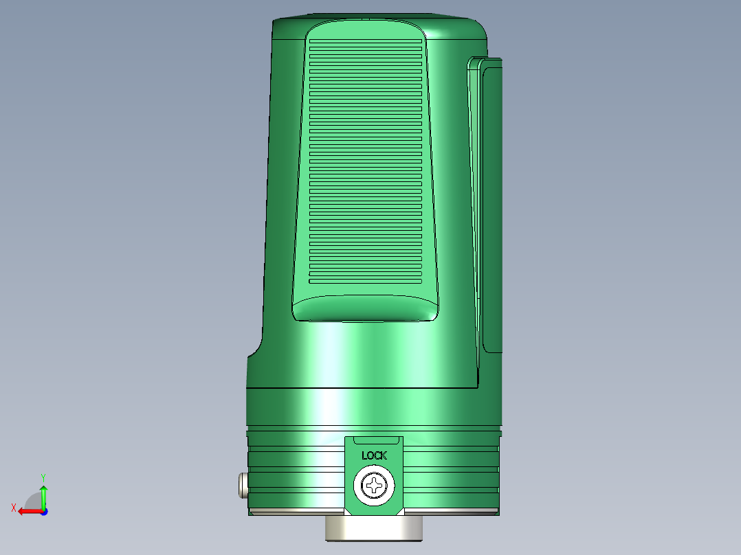 无线温度传感器XS530后视图