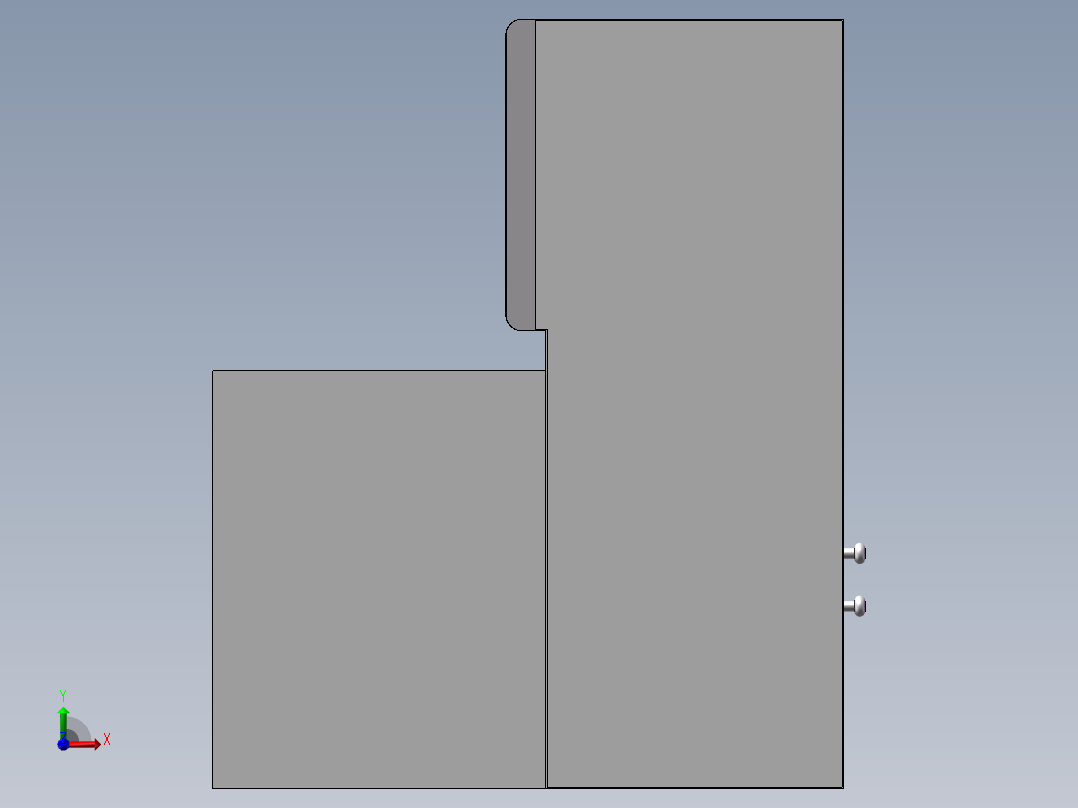 机械设备装配操作台前视图