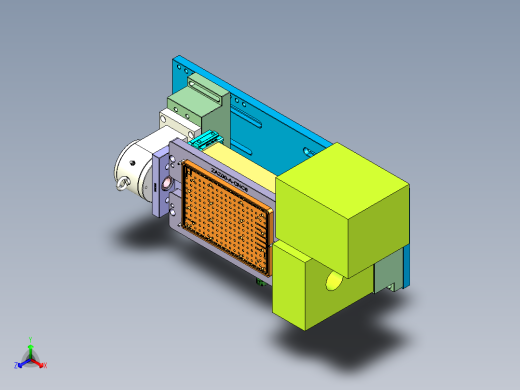ZAZ00-A-笔记本CNC工装夹具三维模型CNC6-1117正等轴测缩略图