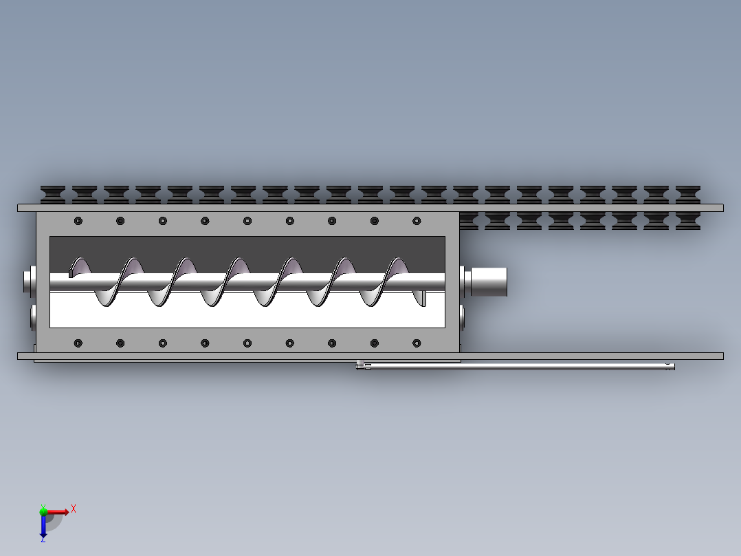 摊铺机sw22可编辑俯视图