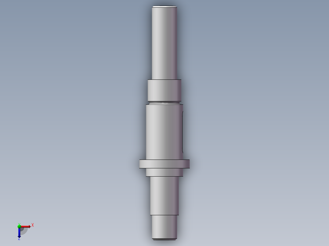 阶梯轴2加工加工工艺设计俯视图