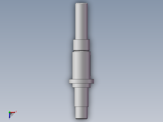 阶梯轴2加工加工工艺设计俯视缩略图