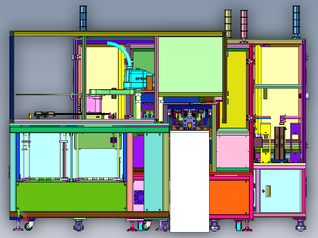 盒焊接用辅具及焊接平台前视图