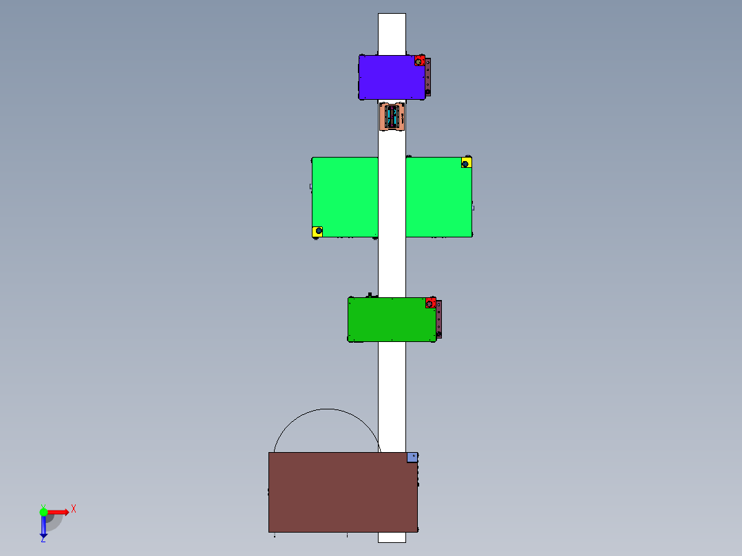 盒焊接用辅具及焊接平台俯视图