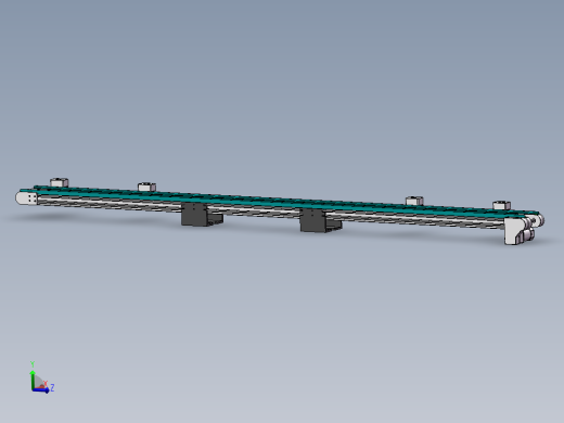 4米0.10米双皮带输送机构