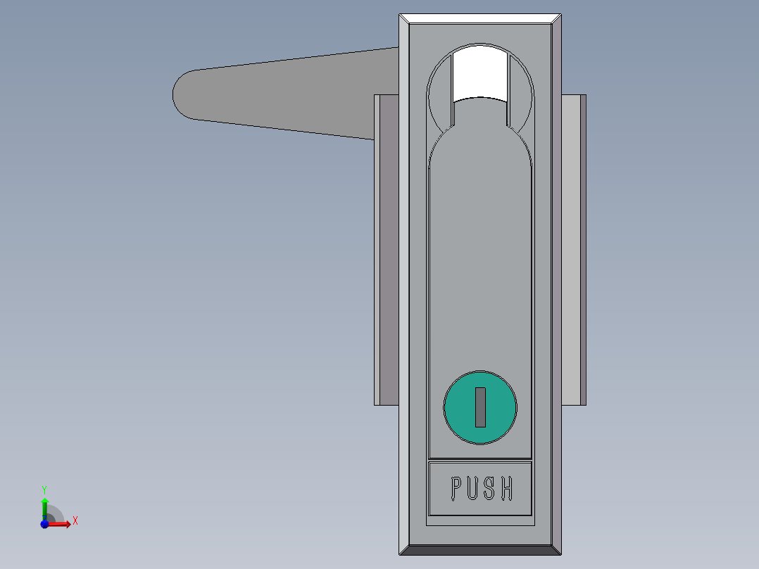 MS713平面锁1749924前视图