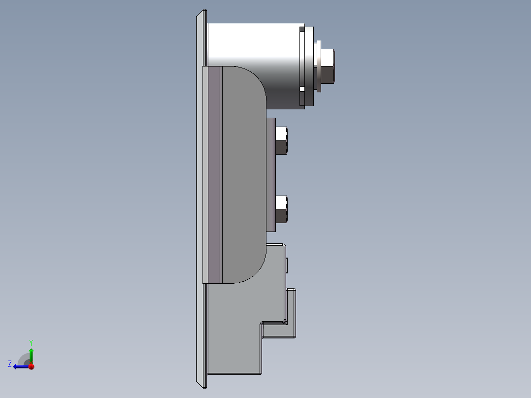 MS713平面锁1749924右视图