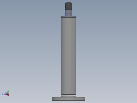 焊接型液压缸80x50x375毫米右视缩略图