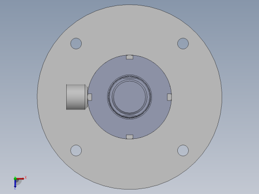 焊接型液压缸80x50x375毫米俯视缩略图