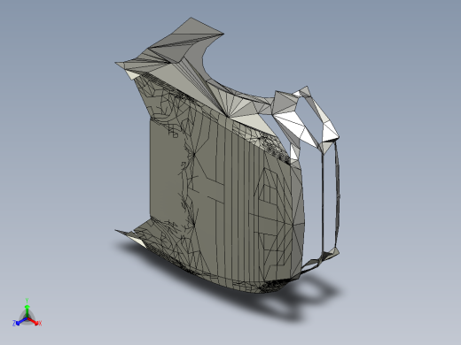 汽车前保险杠正等轴测缩略图