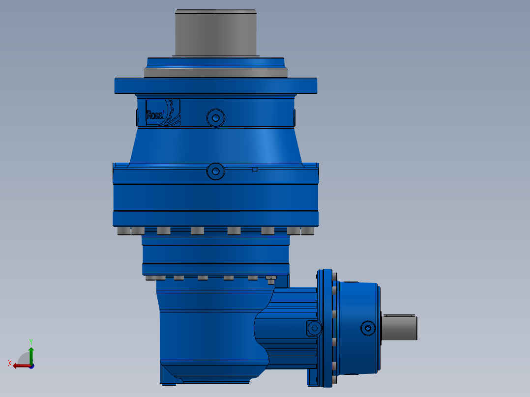 行星齿轮箱 R3EB 018A 30.9Y H105M1 A10D C38C58 V3后视图