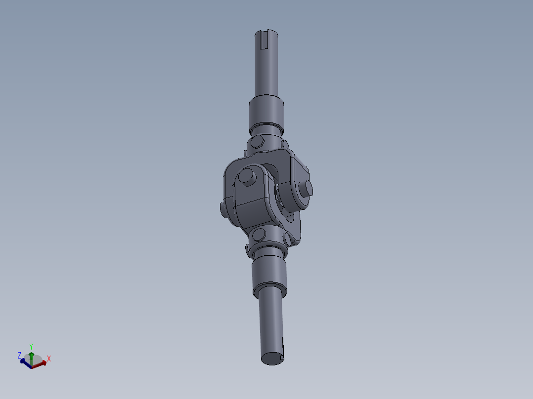 万向节模型主视图