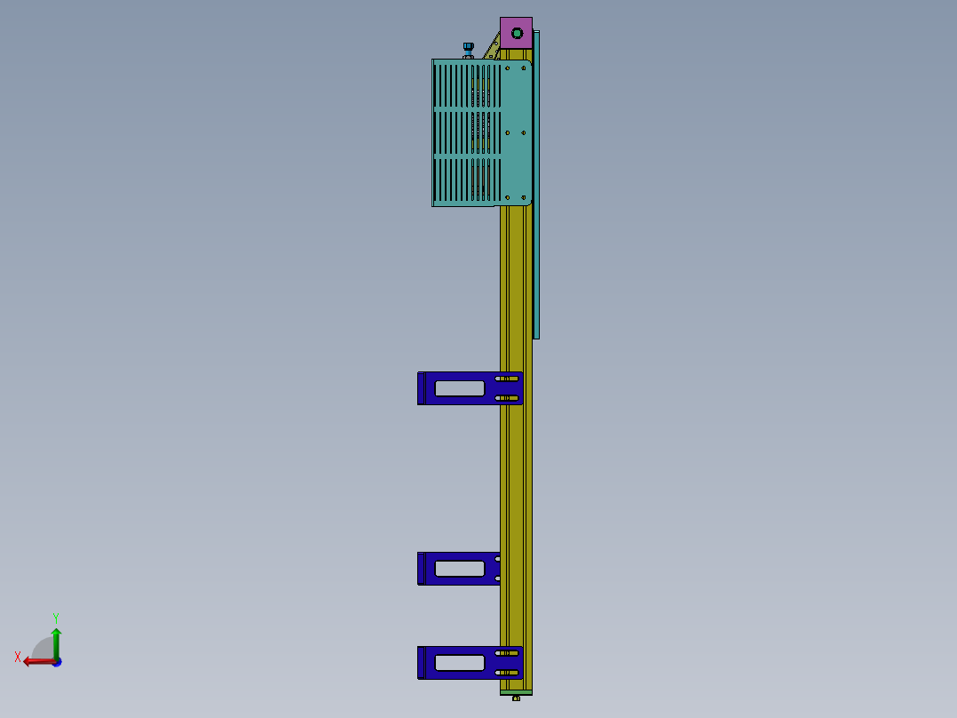 1.26米0.2米皮带输送机后视图