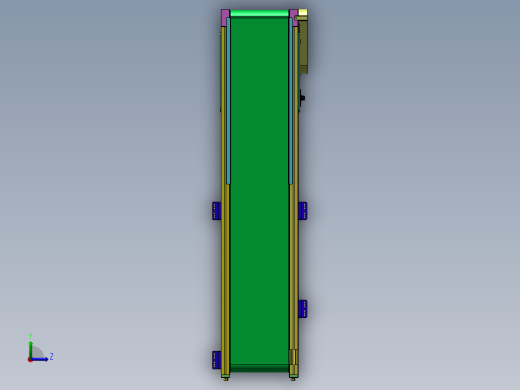 1.26米0.2米皮带输送机左视缩略图