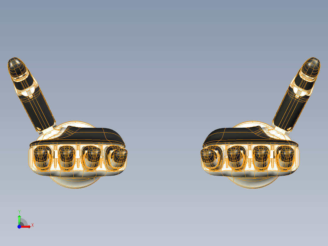 仿人五指灵巧手前视图