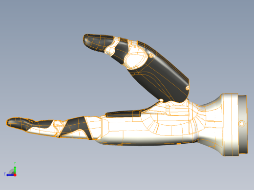 仿人五指灵巧手右视缩略图