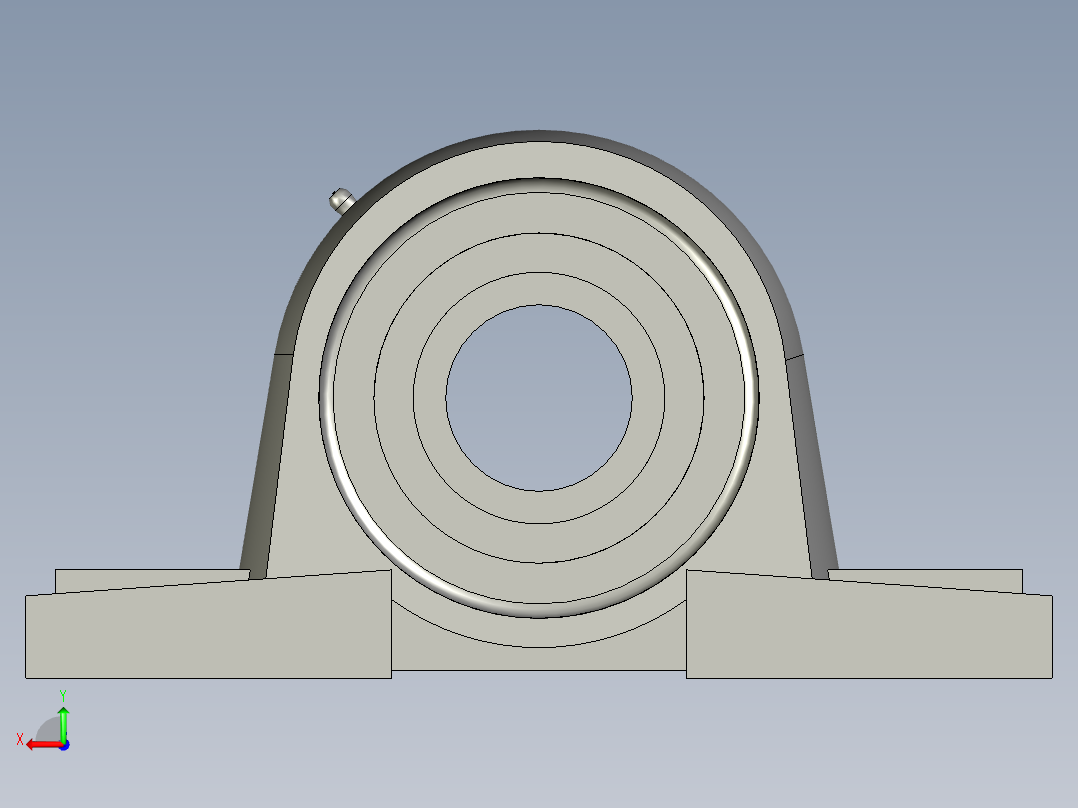 0-带立式座轴承UCP310222mm2a1016RD后视图