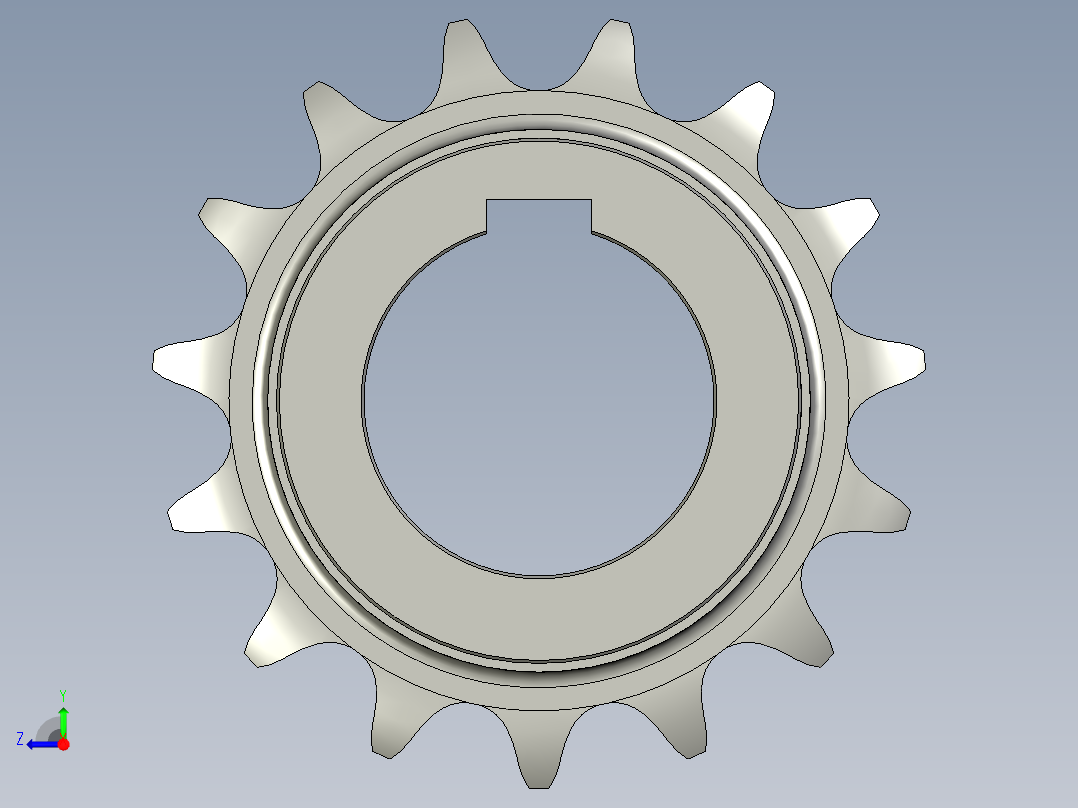 链轮-16A15Z2右视图