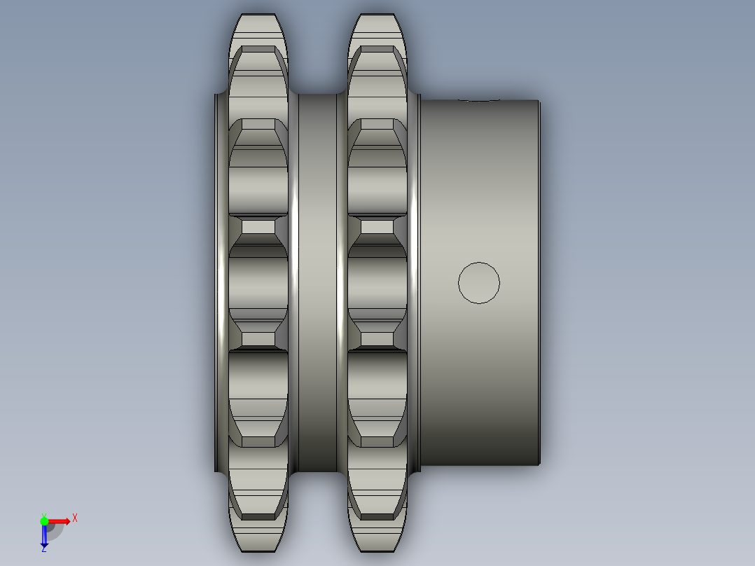 链轮-16A15Z2俯视图