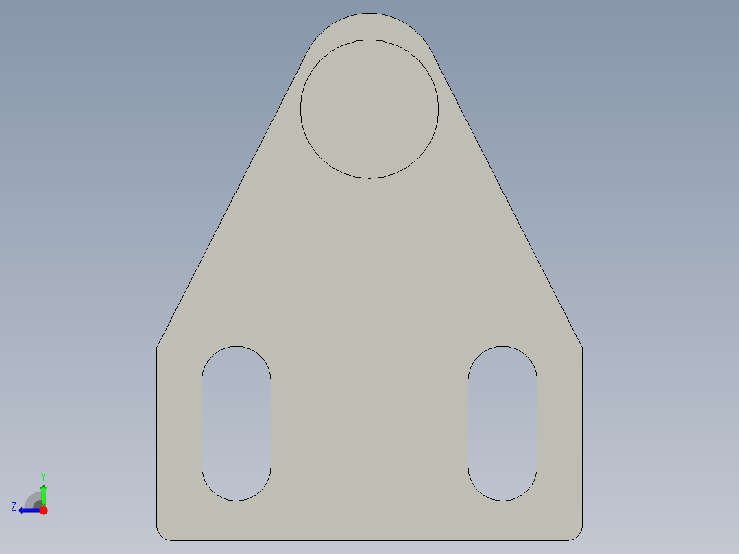 门吸AKC22-T右视图