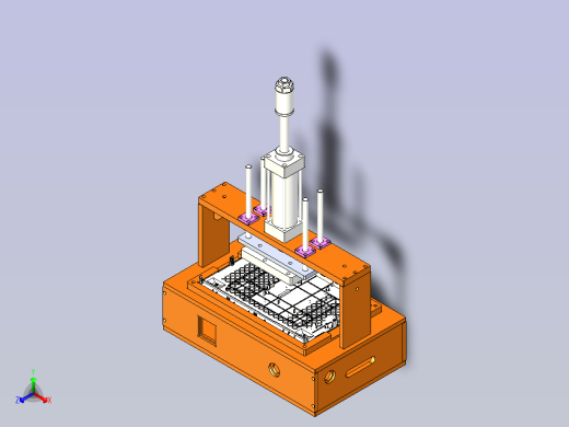 某款下盖整形治具3D图纸