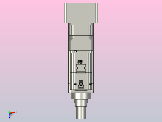 轻载电动缸TPA-ESR80-2510C-L50-MR-W-P75-JX-C3俯视缩略图