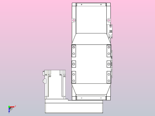 滚珠丝杠直线轴内置导轨TPA-GCR-150-2010C-L100-MR-M75-N3俯视缩略图