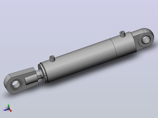 HSG-80X45-CA 基本型圆型工程油缸焊接油缸[HSG-80X45-300-CAI]