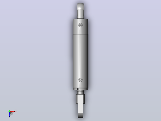 HSG-80X45-CA 基本型圆型工程油缸焊接油缸[HSG-80X45-300-CAI]俯视缩略图