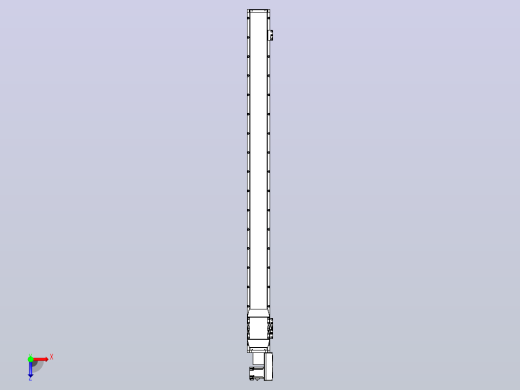 机器人皮带驱动直线轴TPA-GCB-120-P70-L1500-QR-M20-N3俯视缩略图