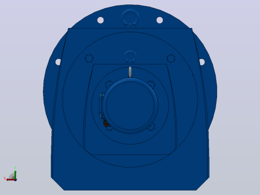 RF107R77法兰轴伸式组合型斜齿轮减速机RF107R77-Y0.37-4P-71-M1-0°-Φ450后视缩略图