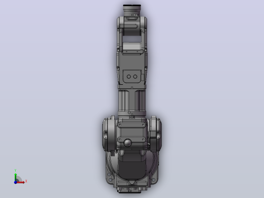 安川motomanMH5LS II关节可运动机器人模型前视缩略图