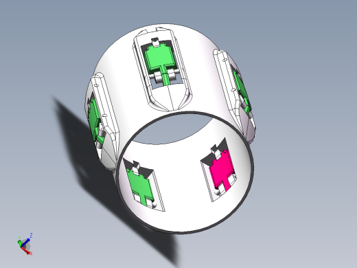 扩眼扶正器带CAD