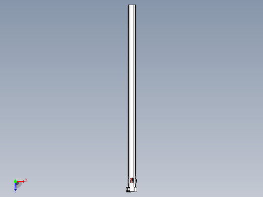 皮带直线轴半封闭可选导轨TPA-HNB-120D-110-L2450-RP-C-P40-N3俯视缩略图