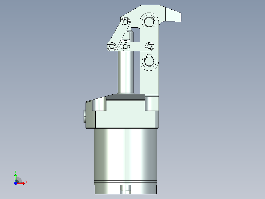 液压夹具 CLF5H-50G前视图