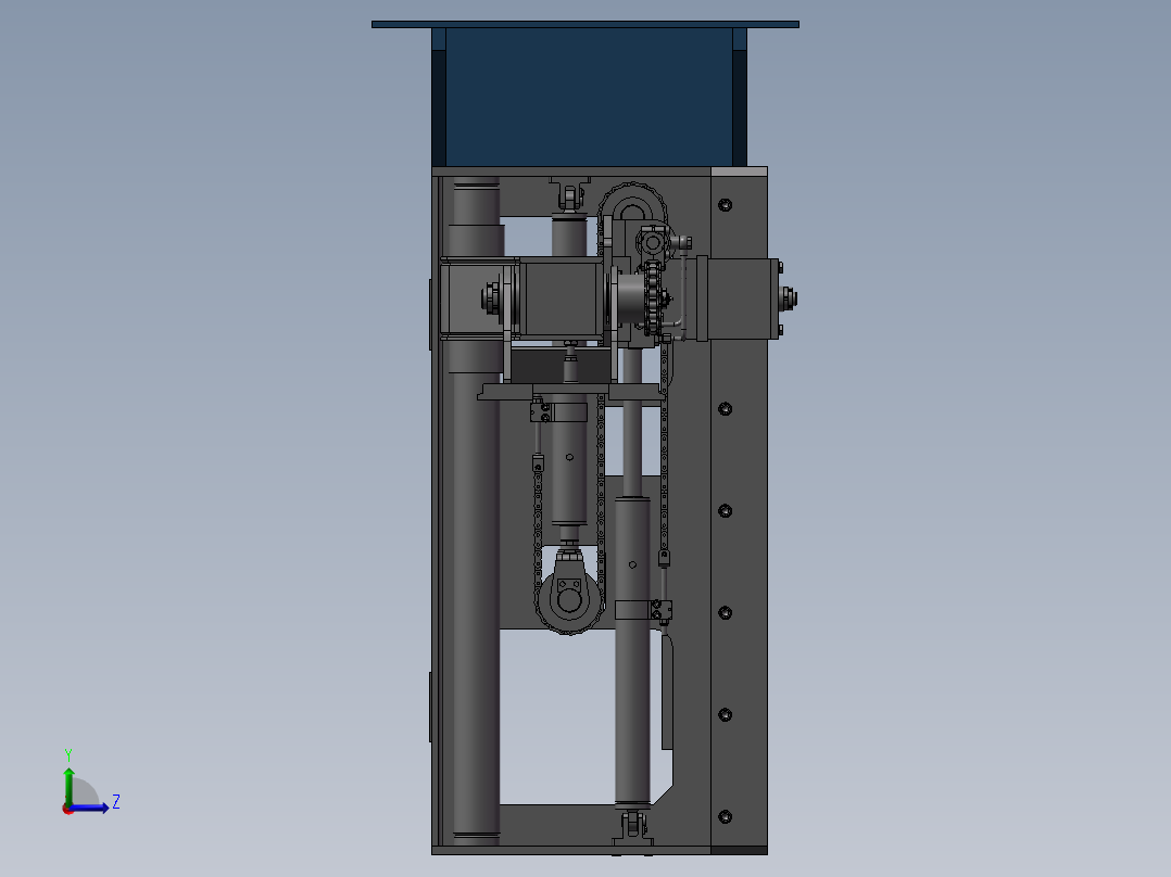 K3456-三轴焊接变位机左视图
