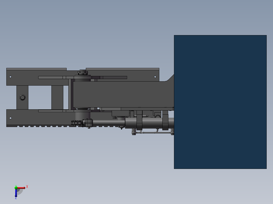K3456-三轴焊接变位机俯视图