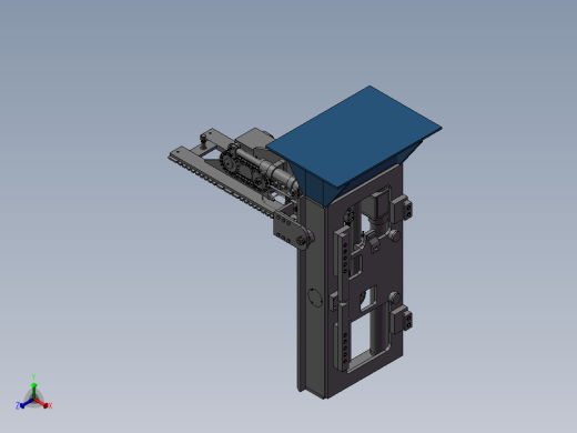 K3456-三轴焊接变位机正等轴测缩略图