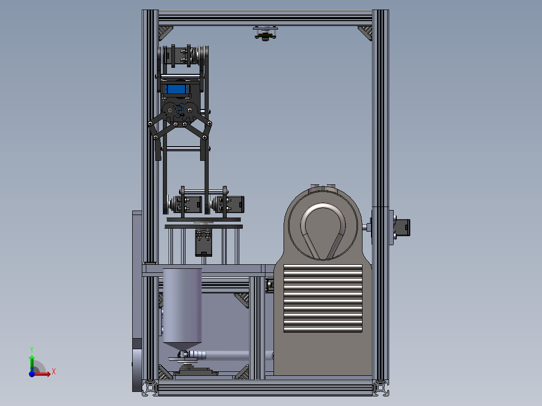咖啡壶模型前视图