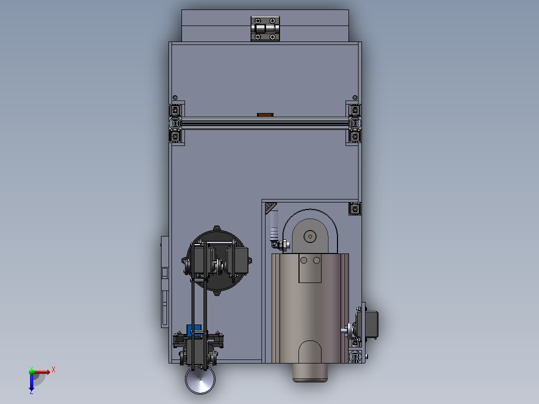 咖啡壶模型俯视图