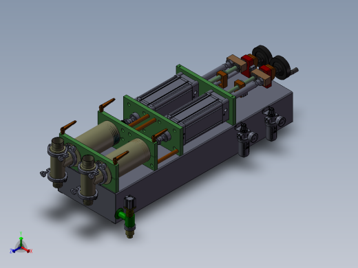 灌装机非标机械素材3D图纸自动化设备三维模型