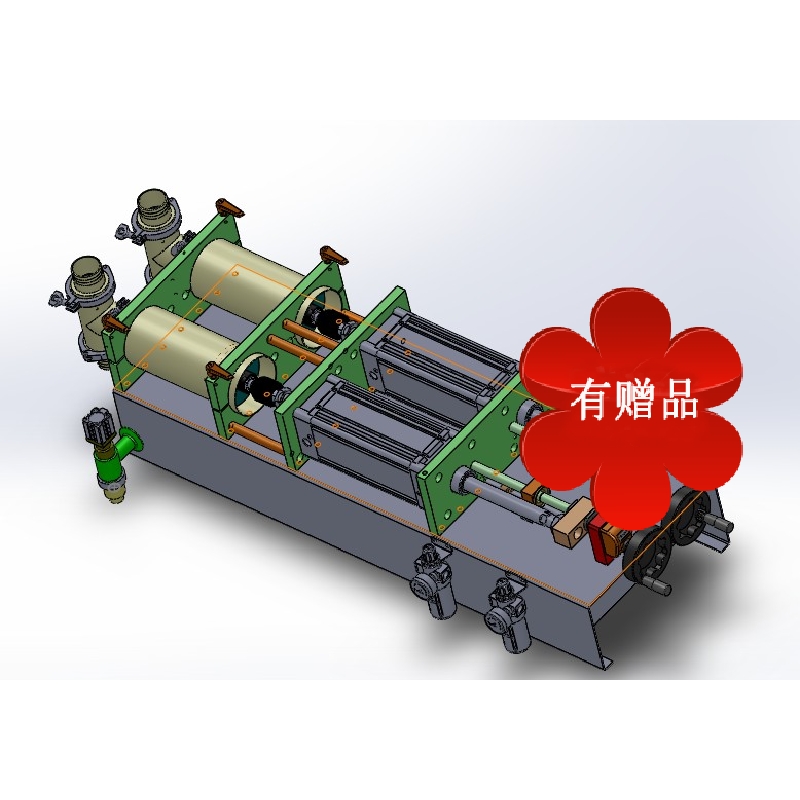 灌装机非标机械素材3D图纸自动化设备三维模型