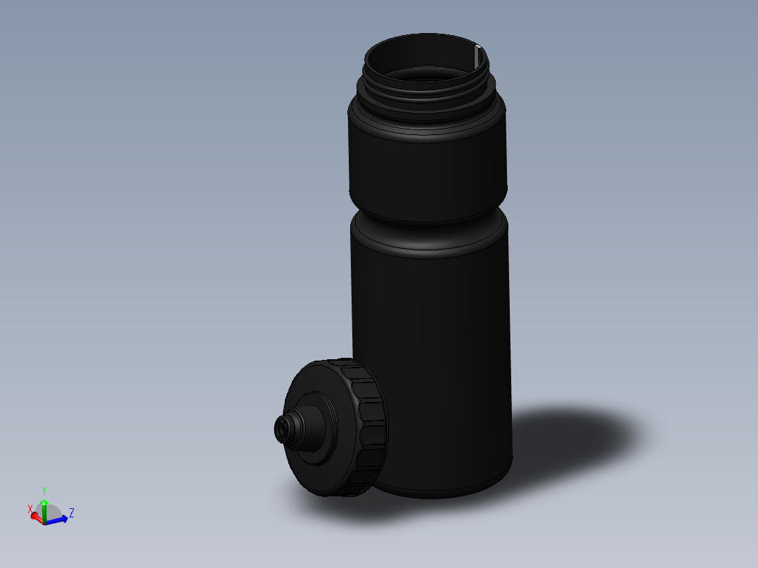 solidworks 创意运动水瓶设计