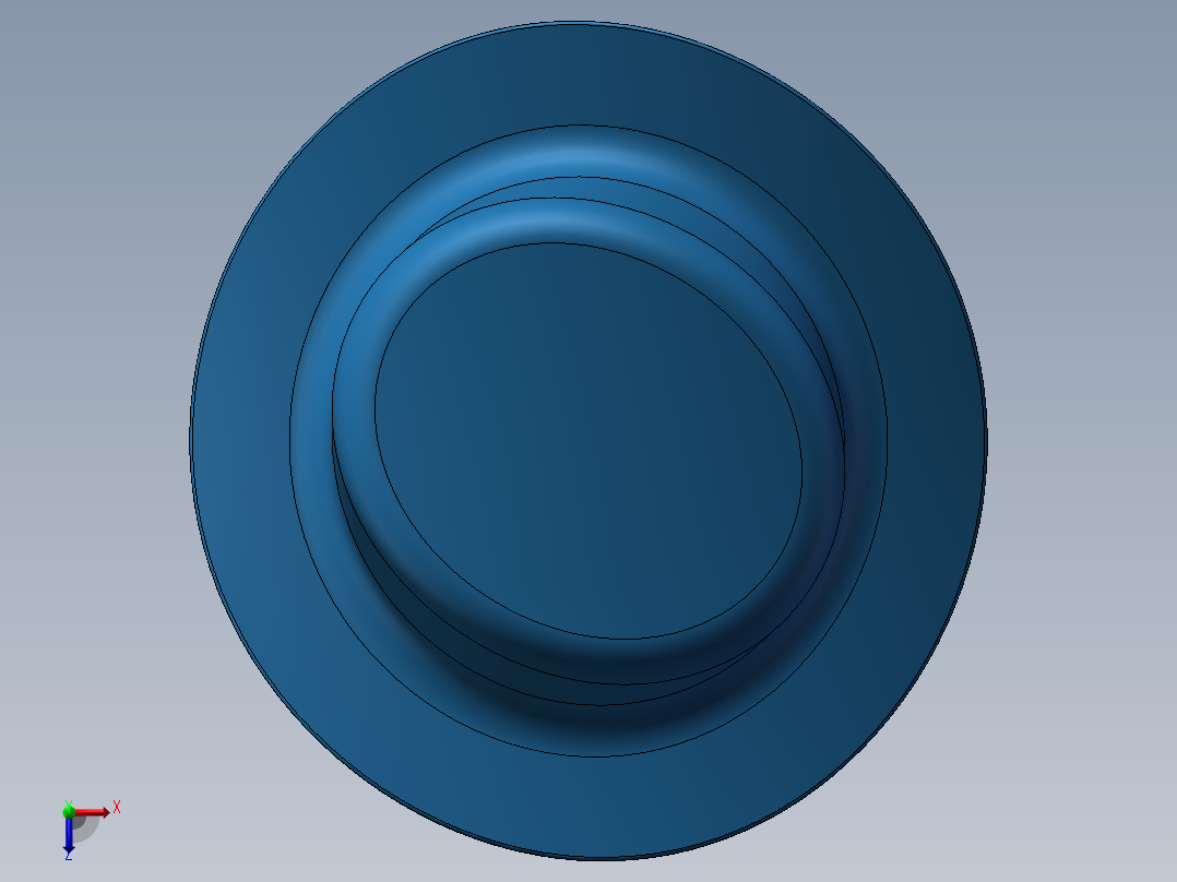 帽子建模俯视图