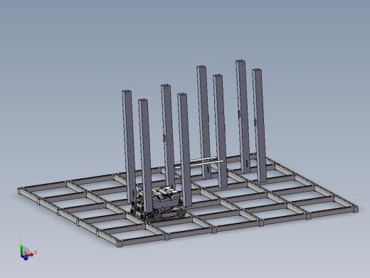 模块化仓库穿梭车机器人设计