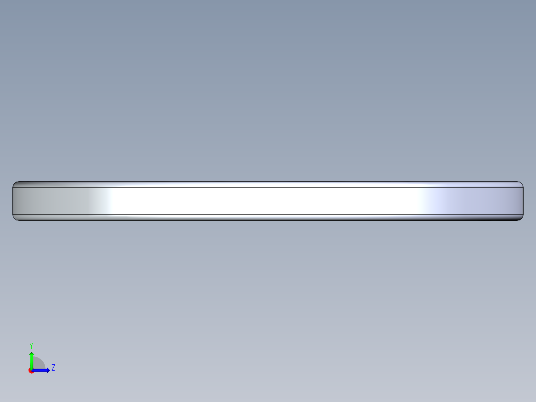 SAE平垫圈-FLAT WASHER SAE 0.625.STEP左视图