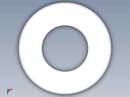 SAE平垫圈-FLAT WASHER SAE 0.625.STEP俯视缩略图