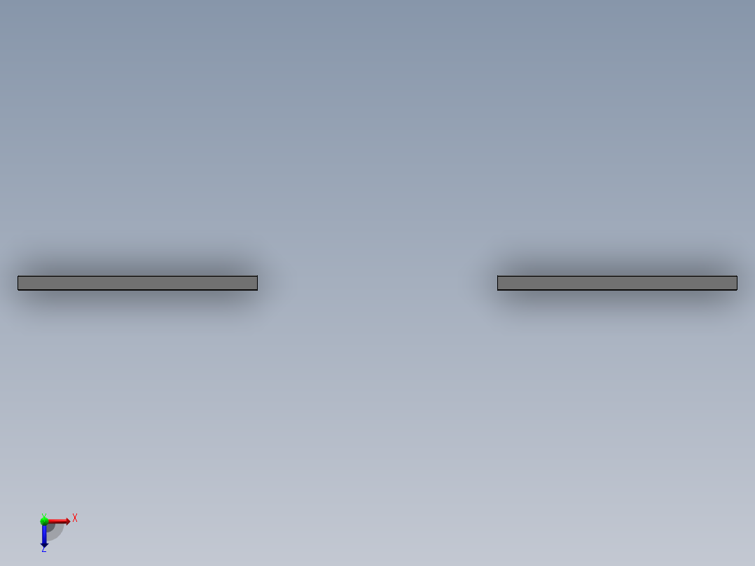 隔断屏风装配俯视图