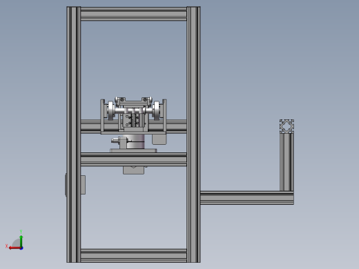 流水线上工件传送移栽转角台后视缩略图