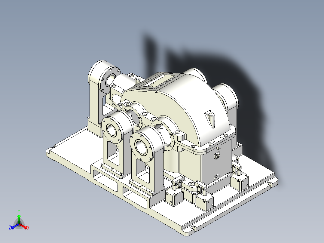 减速器箱体加工工艺与夹具设计资料含三维二维说明书